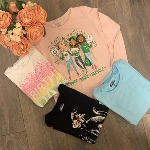 4 Long Sleeve Girls tops